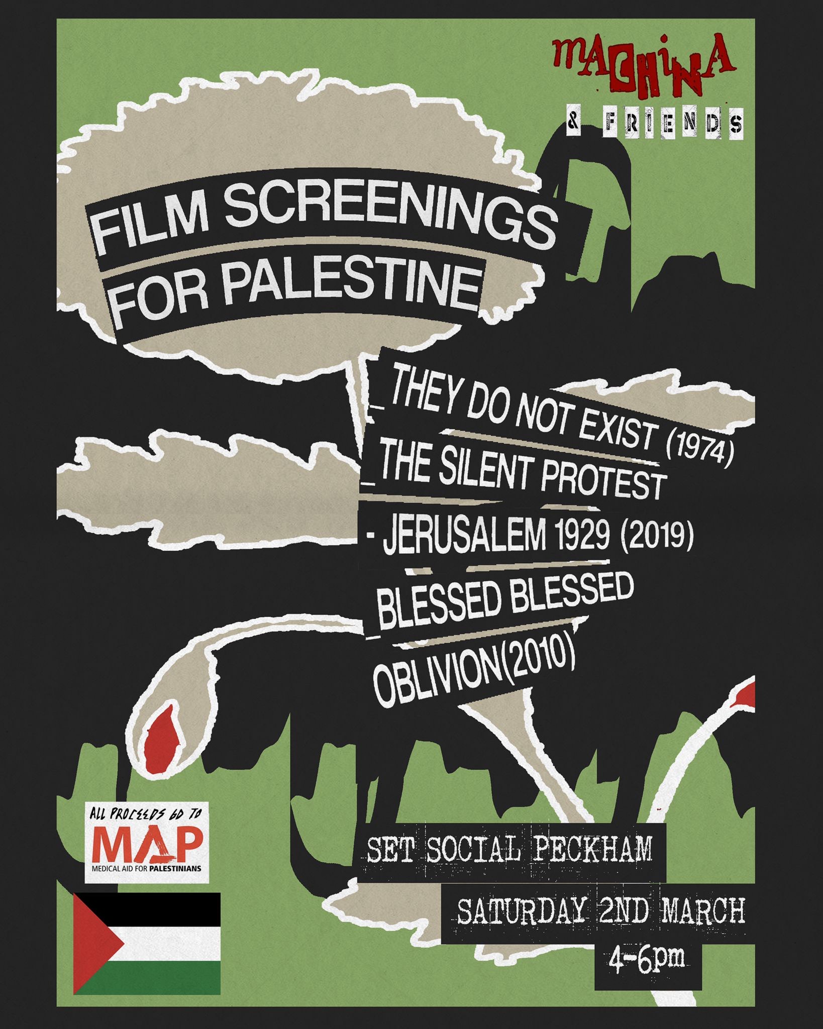 Machina Kollectiv: Film screening for Palestine