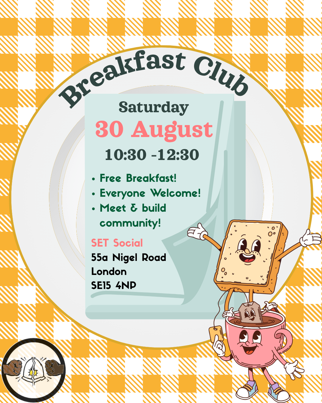 Breakfast Club hosted by Global Majority Cop Watch