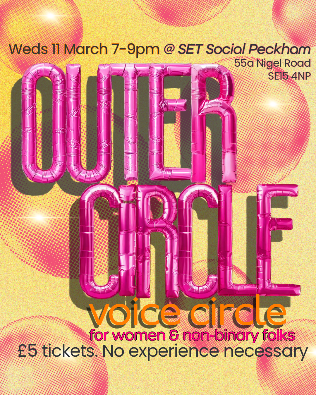 Outer Circle Voice Circle – women and non-binary vocal workshop