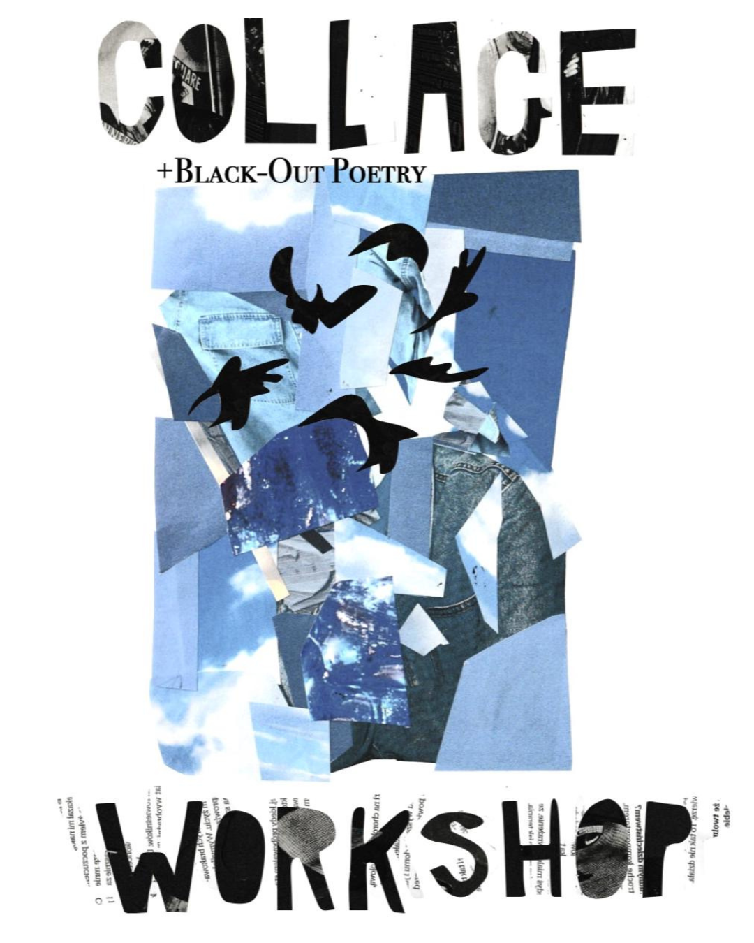 This Might Be The Place: Collage and Blackout Poetry Workshop