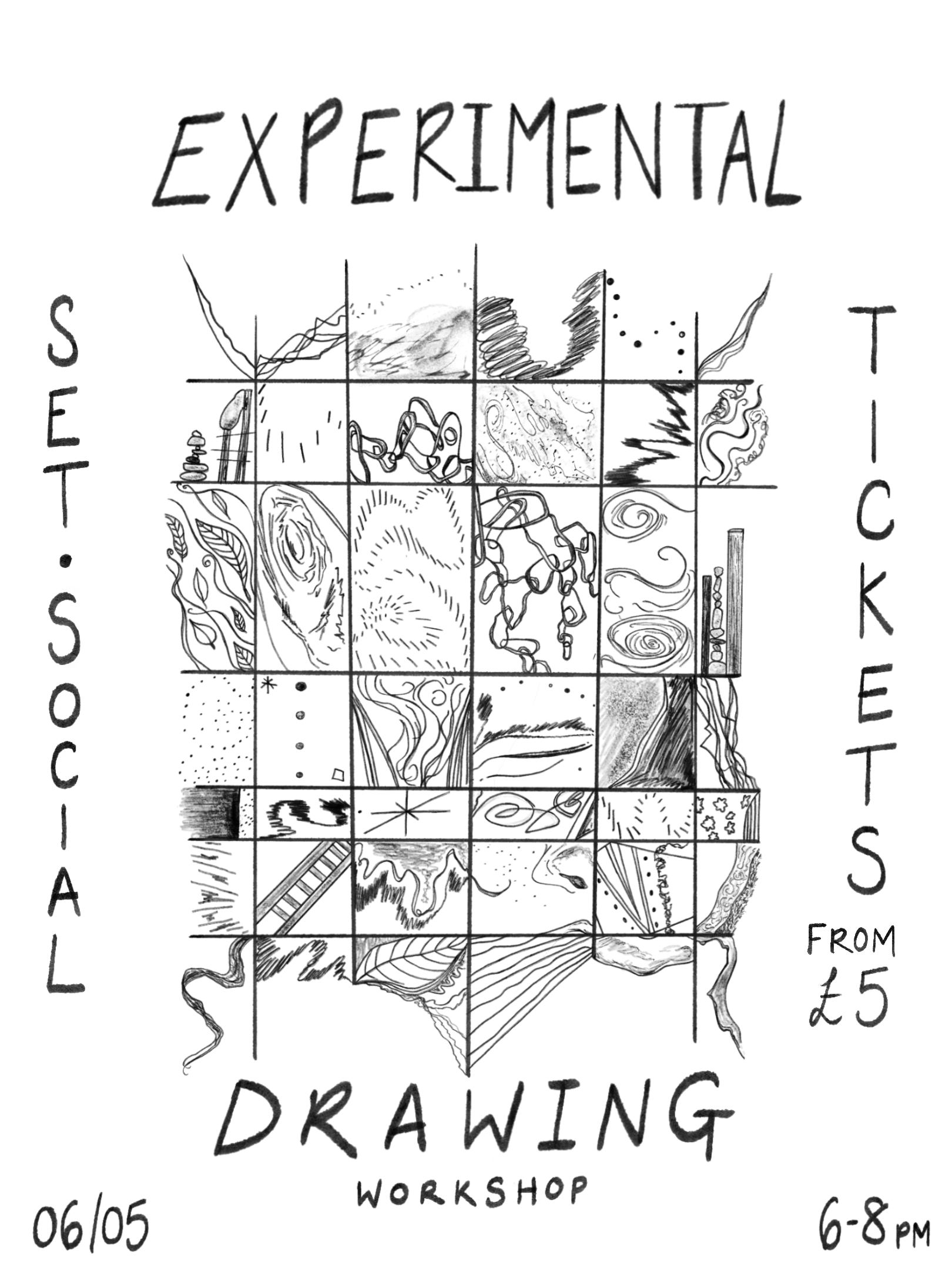 Club Bananas Experimental Drawing Workshop