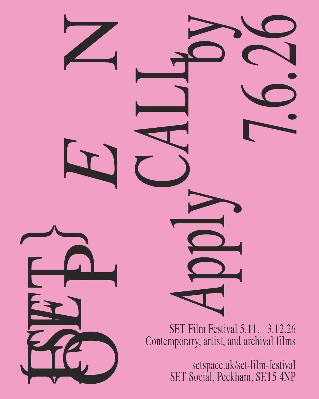 Submissions now open for the 2026 SET Film Festival