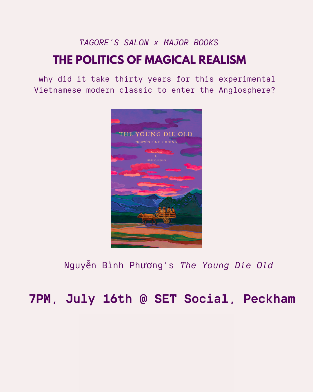 Tagore’s Salon x Major Books – The Politics of Magical Realism