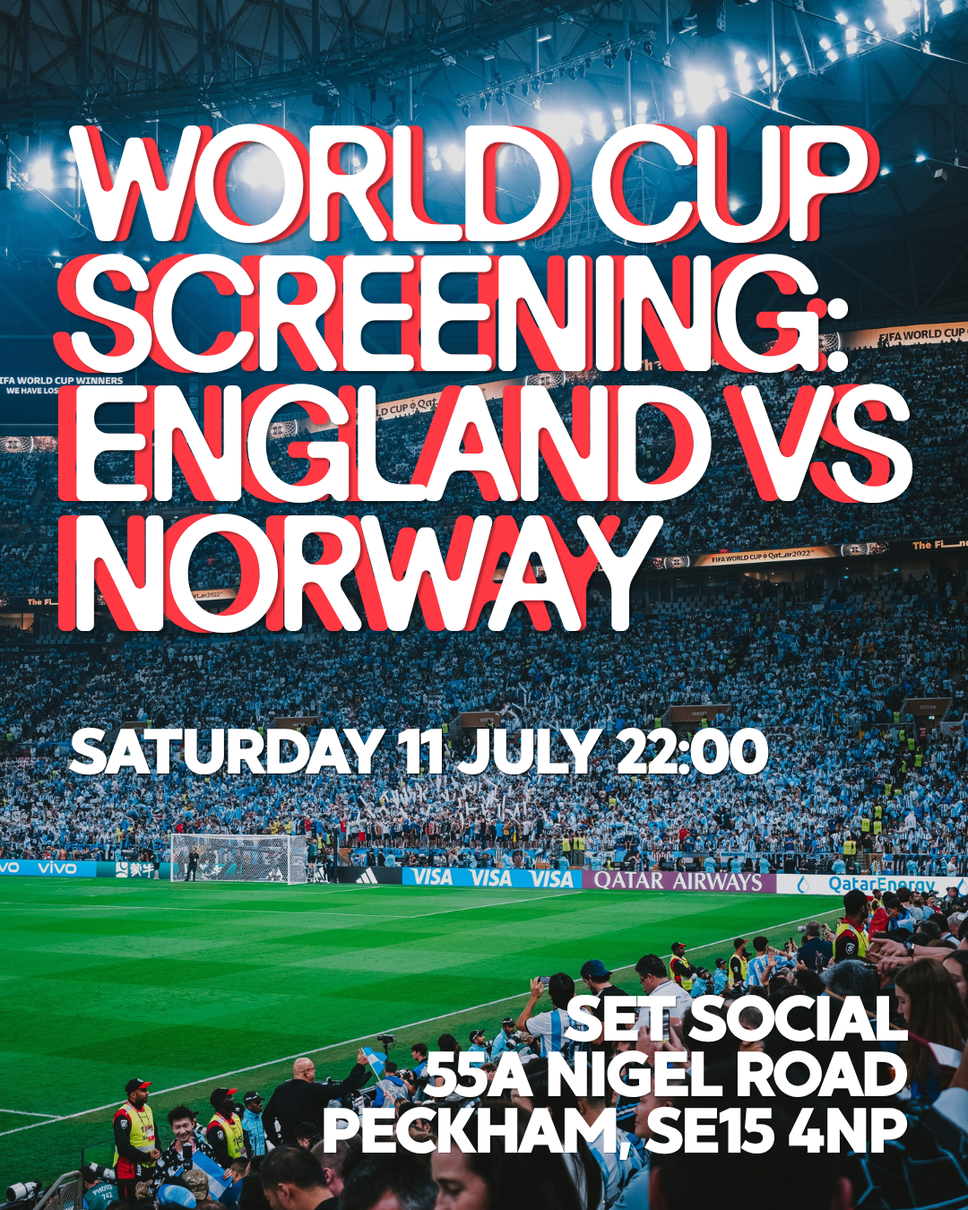 World Cup Screening: England vs Norway