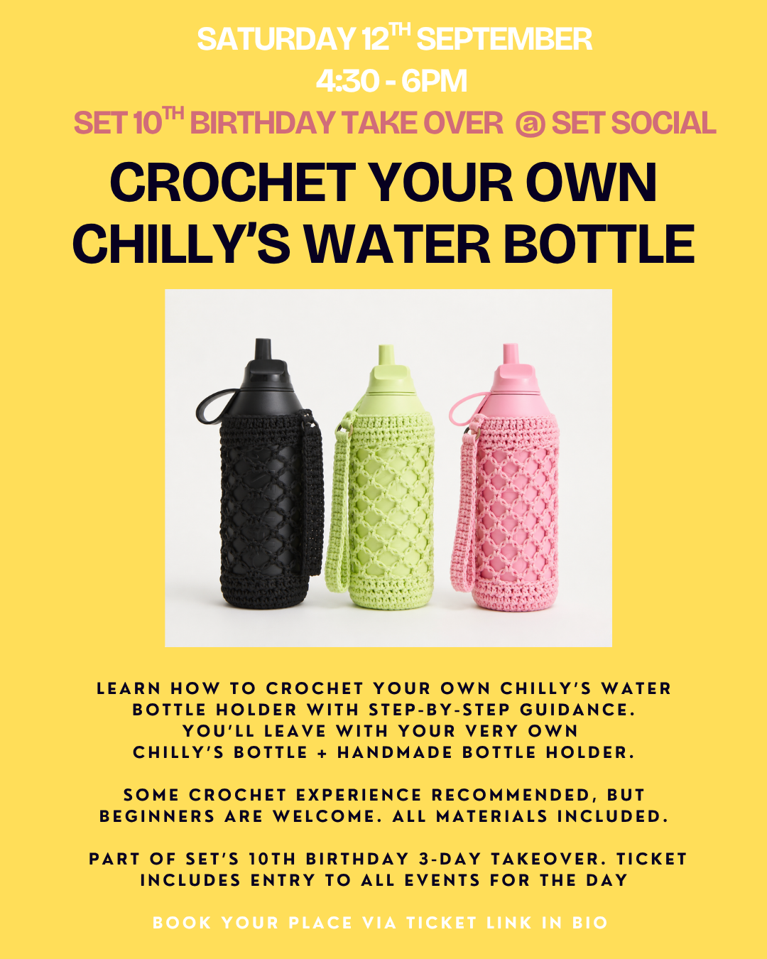 Crochet Your Own Chilly’s Bottle Holder