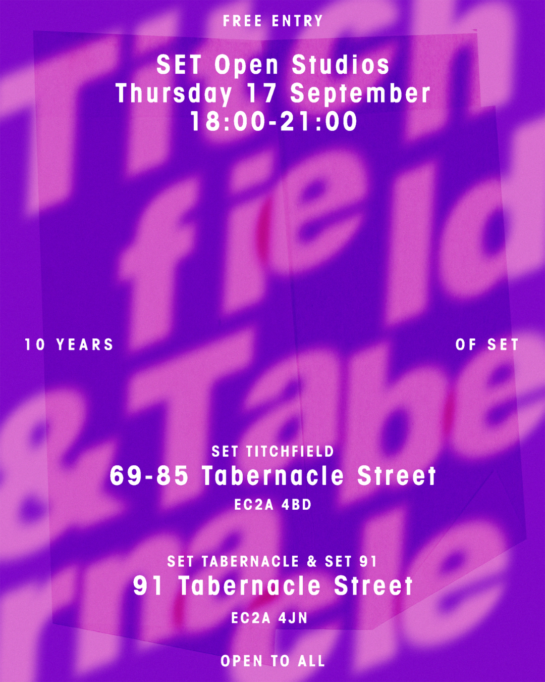 SET Titchfield & Tabernacle Open Studios | 10 Years of SET
